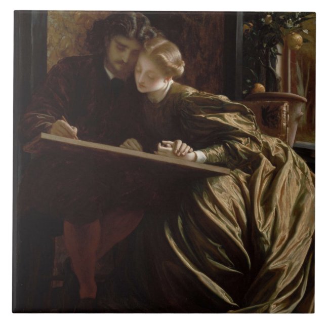 A lua de mel do pintor (por Frederic Leighton) (Frente)