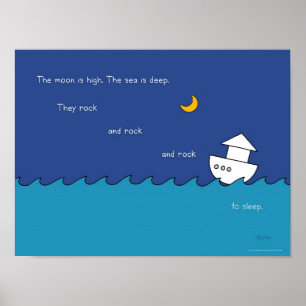 A LUA É ALTA poster por Sandra Boynton