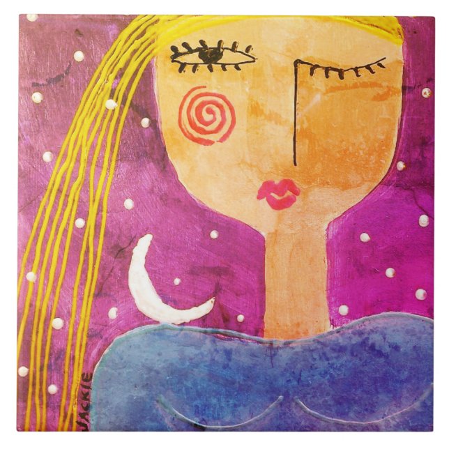 A Lua Me Disse Abstrato Art (Frente)