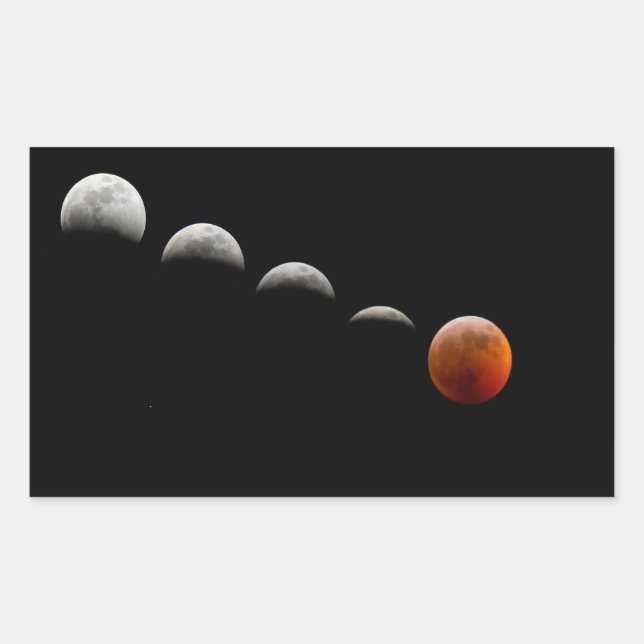 A Lua Passa Para Um Eclipse De Cheio Do Adesivo Da (Frente)