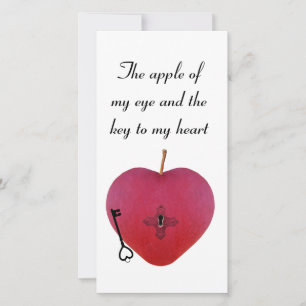 A maçã do meu olho e a chave do meu coração