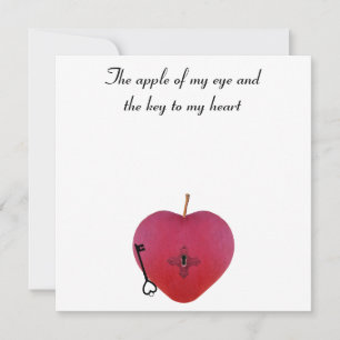 A maçã do meu olho e a chave do meu coração