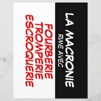 A Macronia Trapaça Fraude papel2