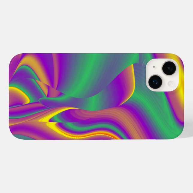 A magia das cores do Rainbowart Abstrato 3D (Verso (horizontal))