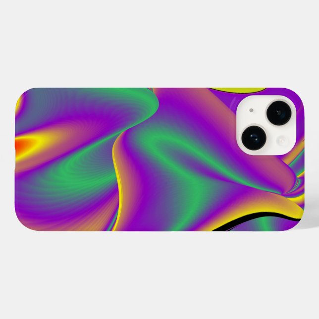 A magia das cores do Rainbowart Abstrato 3D (Verso (horizontal))