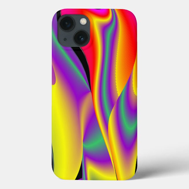 A magia das cores do Rainbowart Abstrato 3D (Verso)