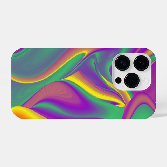 A magia das cores do Rainbowart Abstrato 3D (Verso Horizontal)
