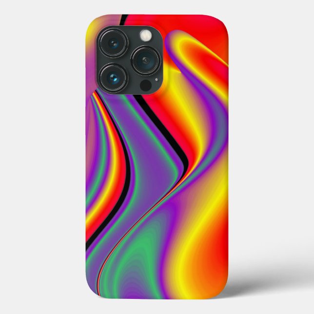 A magia das cores do Rainbowart Abstrato 3D (Verso)