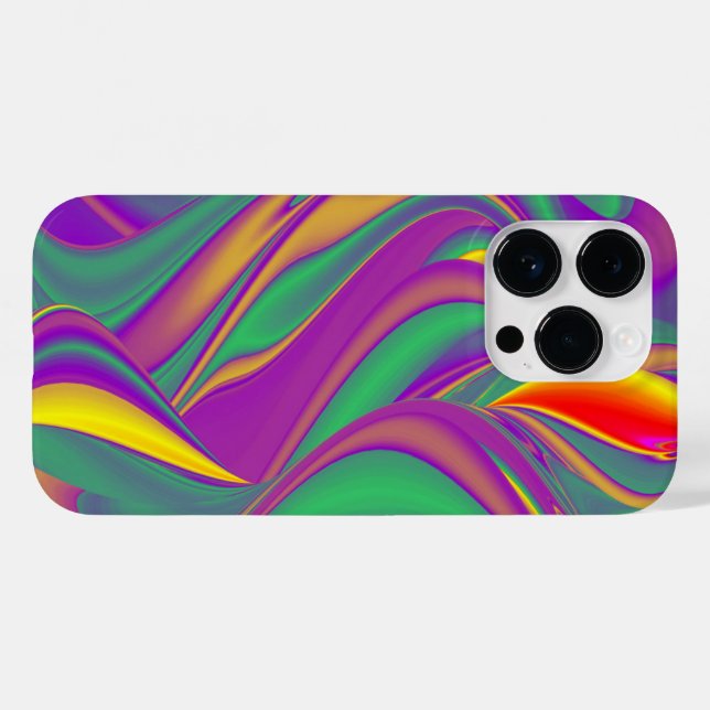 A magia das cores do Rainbowart Abstrato 3D (Verso (horizontal))