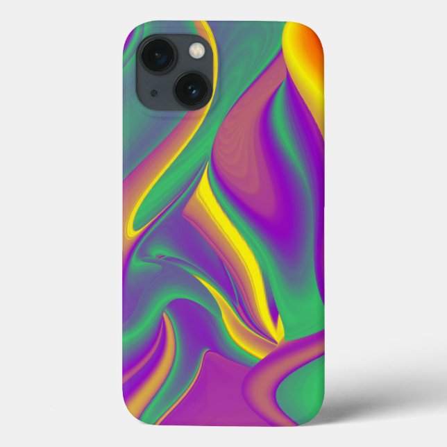 A magia das cores do Rainbowart Abstrato 3D (Verso)