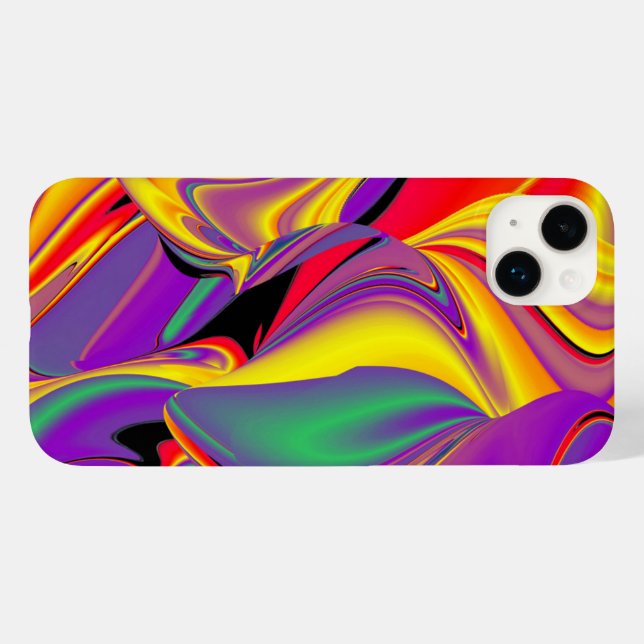 A magia das cores do Rainbowart Abstrato 3D (Verso (horizontal))