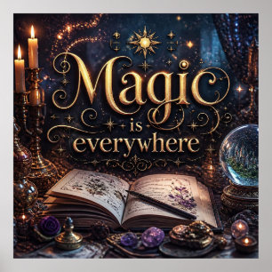 A Magia Está em Toda Parte Poster Enfeitiçado