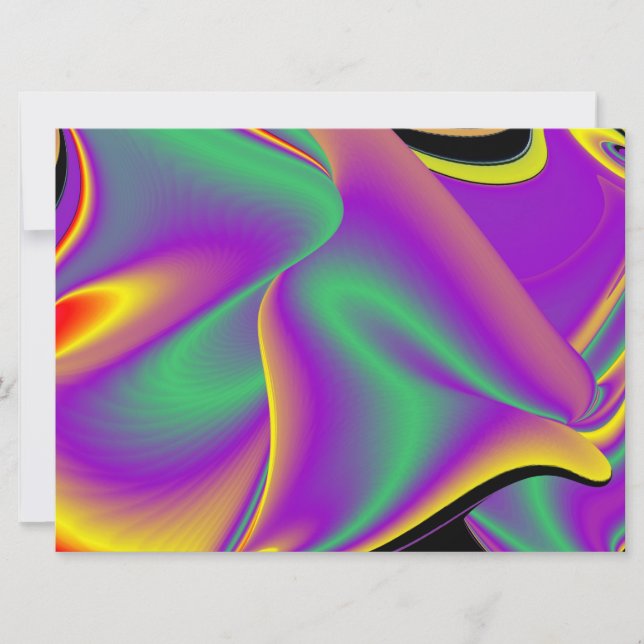 A Mágica de Cores, Cartões, Adicione Seu Texto (Frente)