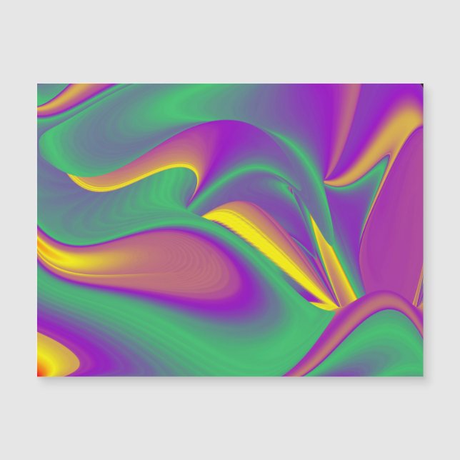 A Mágica do Cartão Magnético de Cores (Frente)