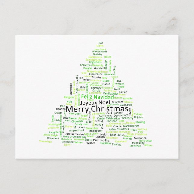 A mágica do cartão postal de feriado do Polo Norte (Frente)