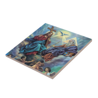 A maioria de azulejo da trindade santamente