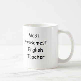 A maioria de caneca do professor de inglês de