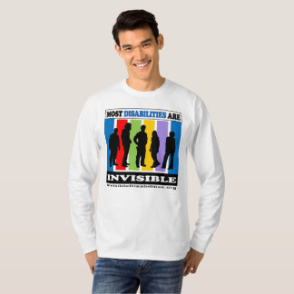 A maioria de inabilidades são invisíveis - camisa