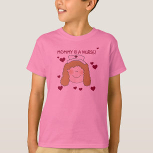 A mamãe é camiseta e presentes de uma enfermeira