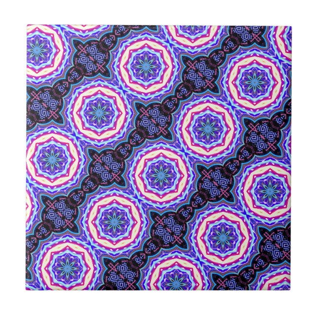 a mandala circunda o teste padrão (Frente)