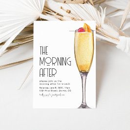 A Manhã Após O Convite Brunch De Casamento