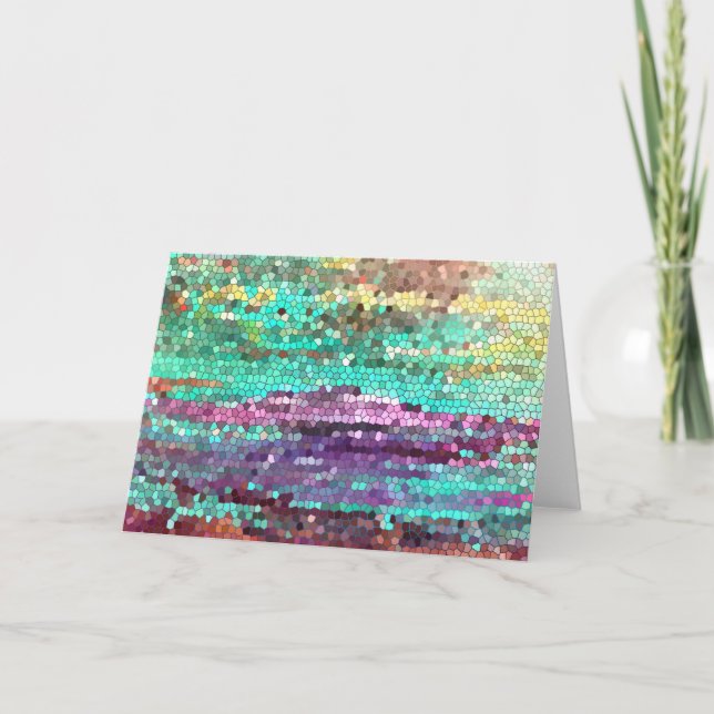 A manhã quebrou o Cartão de Saudação (Frente)