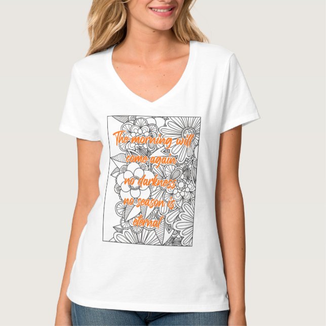 A manhã voltará Camiseta (Frente)