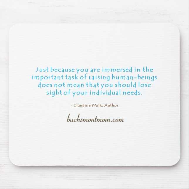 A mantra Mousepad da mãe (Frente)