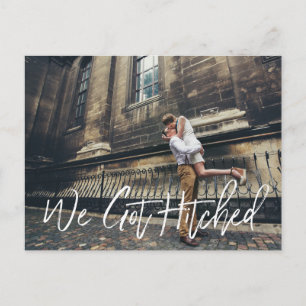 A mão chique rotulou-nos obteve o anúncio engatado