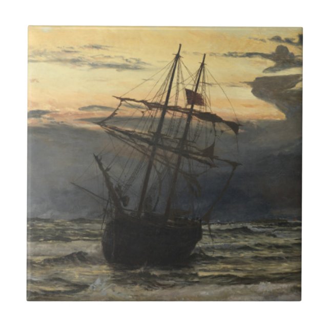 A Mar-Praia após uma estadia da tempestade, (Frente)