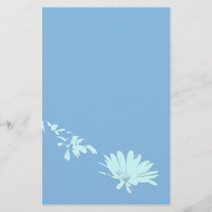 A margarida floresce artigos de papelaria da arte