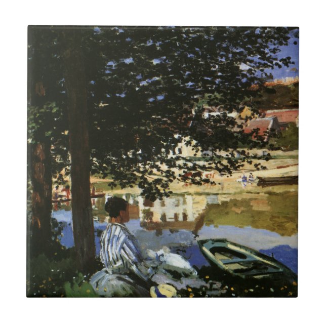 A Margem do Sena, Bennecourt de Claude Monet (Frente)