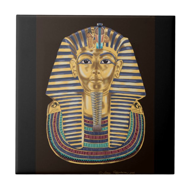 A máscara dourada de Tutankhamon (Frente)