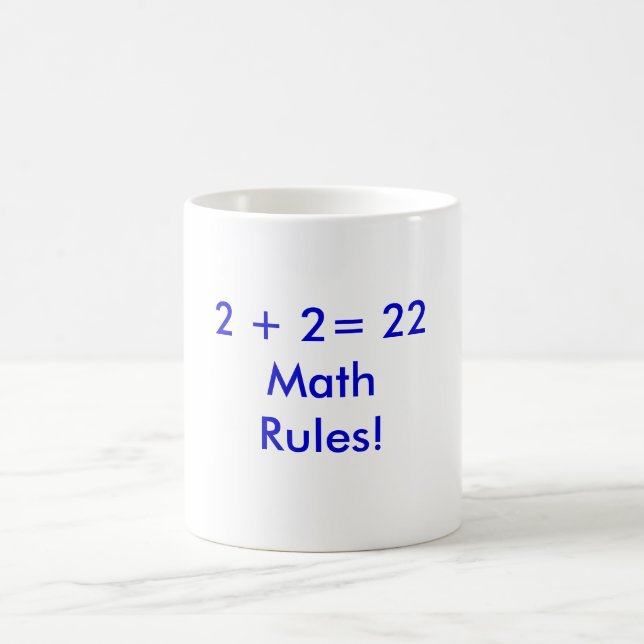 A matemática ordena a caneca (Centro)
