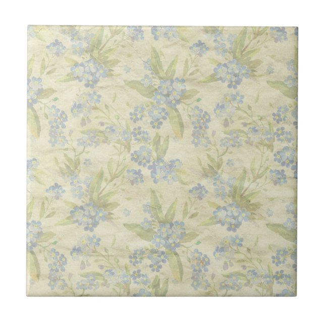 A matéria têxtil floral do vintage acolhedor (Frente)