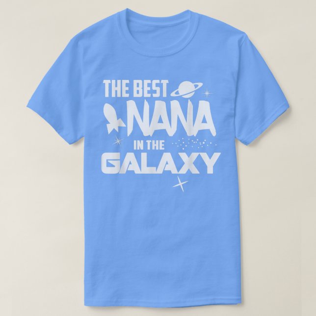 A melhor avó na camisa da galáxia - Sci-Fi Dott Te (Frente do Design)