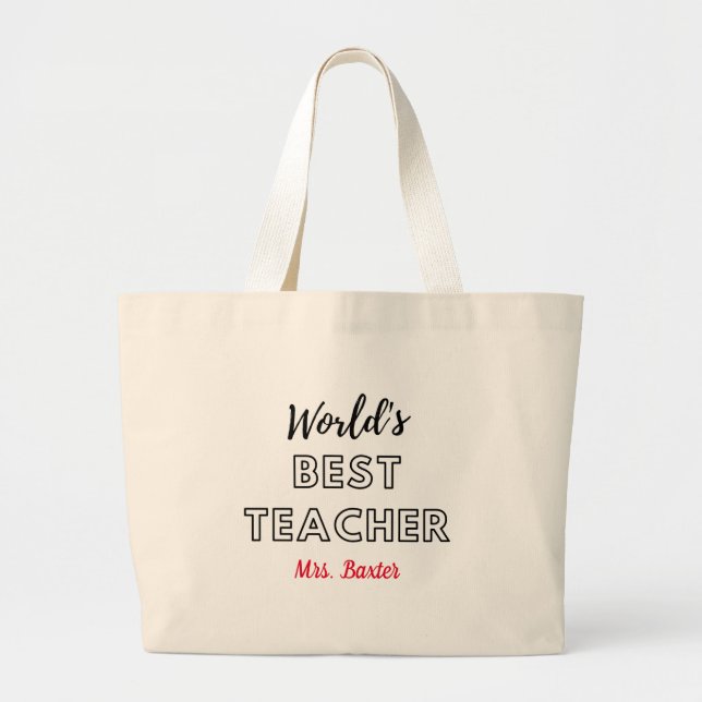 A melhor Bolsa de Canvas de Professores do Mundo (Frente)