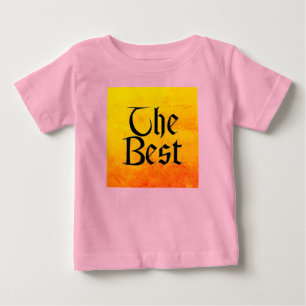 A melhor camisa rosa vívida do bebê