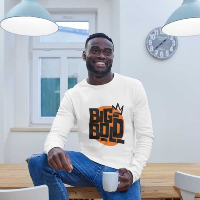 A melhor camiseta branca Impressão de grande porte (Criador carregado)