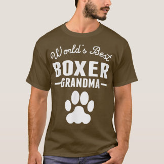 A melhor camiseta da vovó Boxer do mundo