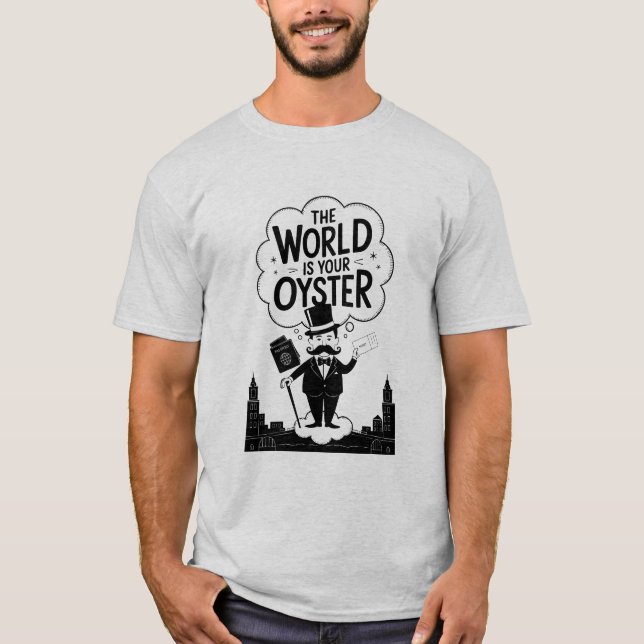 A melhor camiseta Premium para viajantes (Frente)