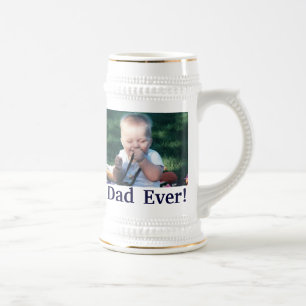 A melhor caneca de cerveja da foto do pai