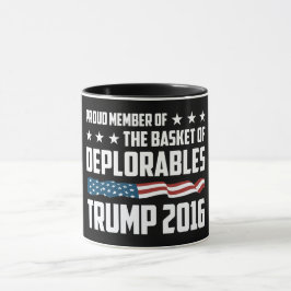 A melhor caneca para deplorável orgulhoso! Para