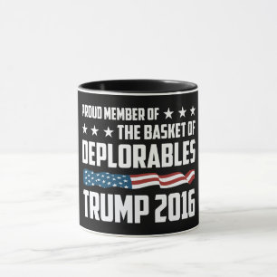A melhor caneca para deplorável orgulhoso! Para