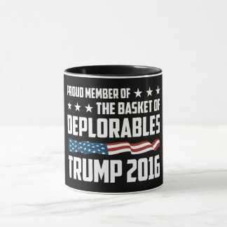 A melhor caneca para deplorável orgulhoso! Para
