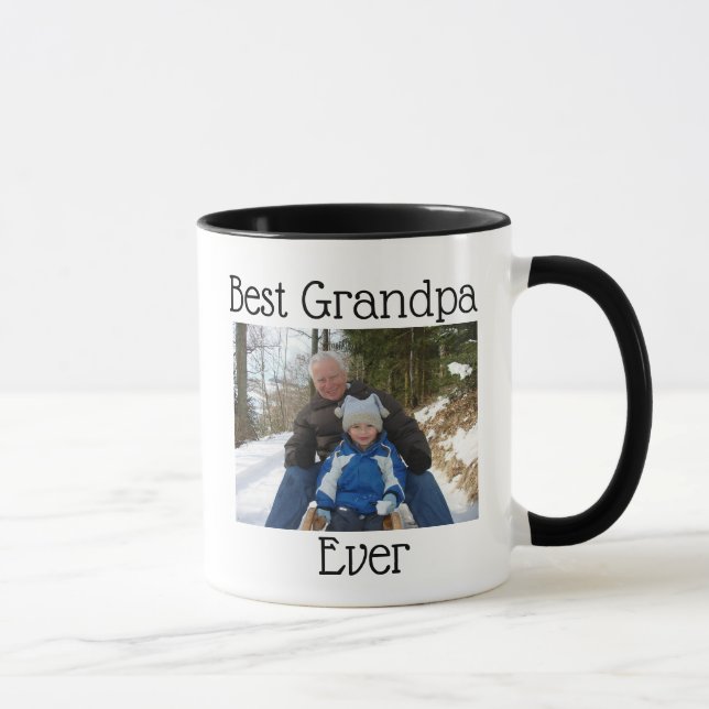 A melhor caneca personalizada da foto do vovô (Direita)