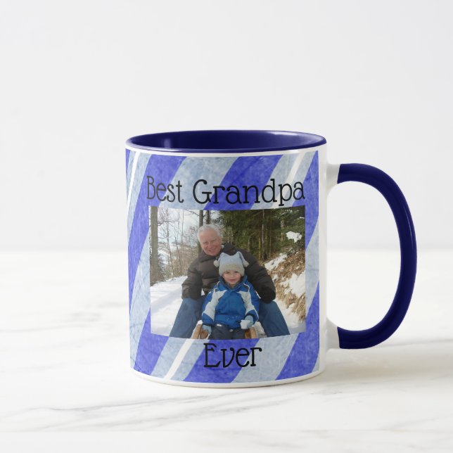 A melhor caneca personalizada da foto do vovô (Direita)