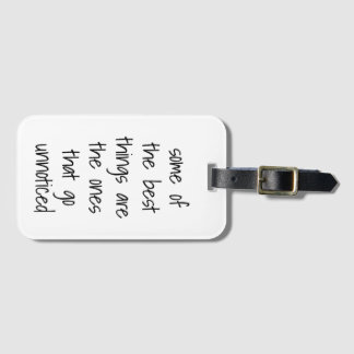 A melhor etiqueta de bagagem