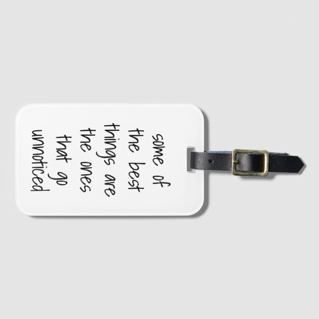 A melhor etiqueta de bagagem (Frente Horizontal)