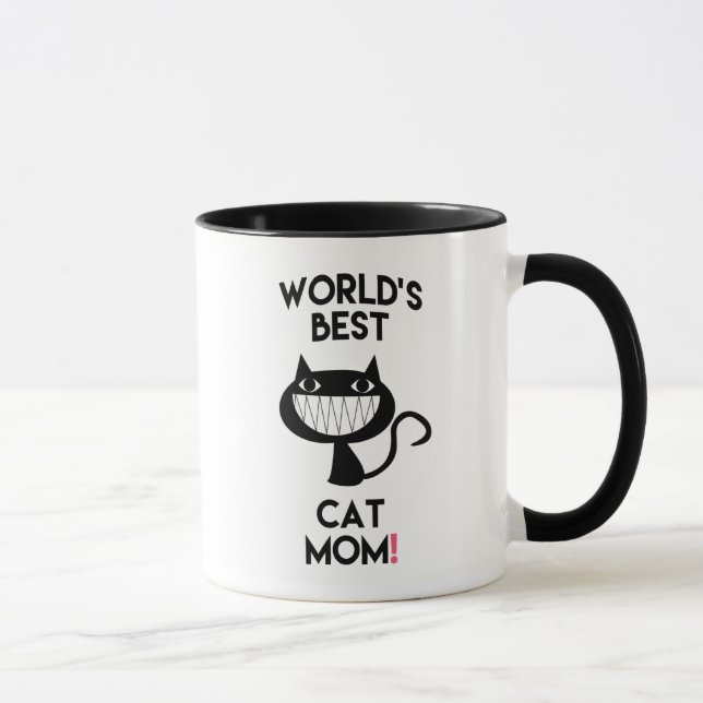 A melhor mãe do mundo! Caneca Divertida (Direita)